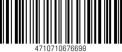 Código de barras (EAN, GTIN, SKU, ISBN): '4710710676698'