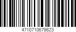 Código de barras (EAN, GTIN, SKU, ISBN): '4710710678623'