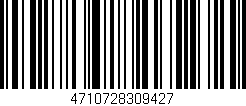 Código de barras (EAN, GTIN, SKU, ISBN): '4710728309427'