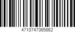 Código de barras (EAN, GTIN, SKU, ISBN): '4710747385662'