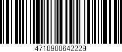 Código de barras (EAN, GTIN, SKU, ISBN): '4710900642229'