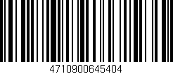 Código de barras (EAN, GTIN, SKU, ISBN): '4710900645404'
