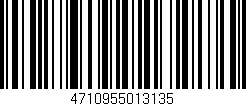 Código de barras (EAN, GTIN, SKU, ISBN): '4710955013135'