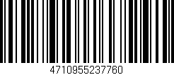 Código de barras (EAN, GTIN, SKU, ISBN): '4710955237760'