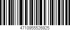 Código de barras (EAN, GTIN, SKU, ISBN): '4710955526925'