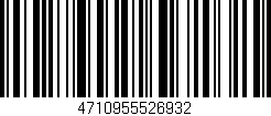 Código de barras (EAN, GTIN, SKU, ISBN): '4710955526932'