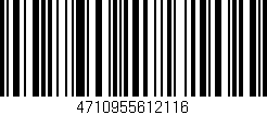 Código de barras (EAN, GTIN, SKU, ISBN): '4710955612116'