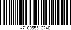 Código de barras (EAN, GTIN, SKU, ISBN): '4710955613748'