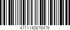 Código de barras (EAN, GTIN, SKU, ISBN): '4711140878478'