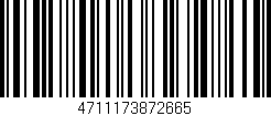 Código de barras (EAN, GTIN, SKU, ISBN): '4711173872665'