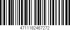 Código de barras (EAN, GTIN, SKU, ISBN): '4711182467272'