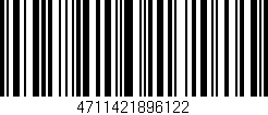 Código de barras (EAN, GTIN, SKU, ISBN): '4711421896122'