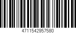 Código de barras (EAN, GTIN, SKU, ISBN): '4711542957580'