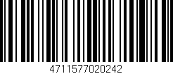 Código de barras (EAN, GTIN, SKU, ISBN): '4711577020242'