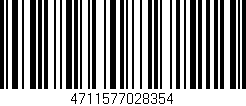 Código de barras (EAN, GTIN, SKU, ISBN): '4711577028354'