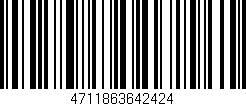 Código de barras (EAN, GTIN, SKU, ISBN): '4711863642424'