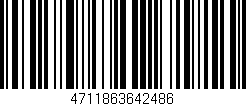 Código de barras (EAN, GTIN, SKU, ISBN): '4711863642486'