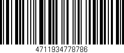 Código de barras (EAN, GTIN, SKU, ISBN): '4711934778786'