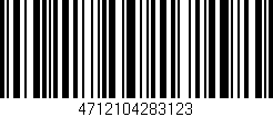 Código de barras (EAN, GTIN, SKU, ISBN): '4712104283123'