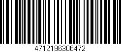 Código de barras (EAN, GTIN, SKU, ISBN): '4712196306472'