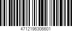 Código de barras (EAN, GTIN, SKU, ISBN): '4712196306601'