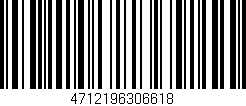 Código de barras (EAN, GTIN, SKU, ISBN): '4712196306618'