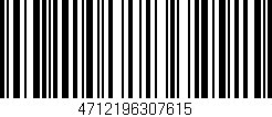 Código de barras (EAN, GTIN, SKU, ISBN): '4712196307615'