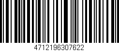 Código de barras (EAN, GTIN, SKU, ISBN): '4712196307622'