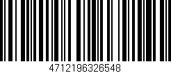 Código de barras (EAN, GTIN, SKU, ISBN): '4712196326548'