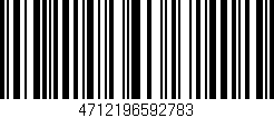 Código de barras (EAN, GTIN, SKU, ISBN): '4712196592783'