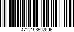 Código de barras (EAN, GTIN, SKU, ISBN): '4712196592806'