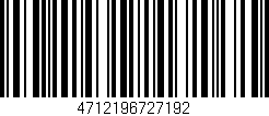 Código de barras (EAN, GTIN, SKU, ISBN): '4712196727192'