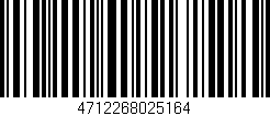 Código de barras (EAN, GTIN, SKU, ISBN): '4712268025164'