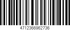 Código de barras (EAN, GTIN, SKU, ISBN): '4712366962736'