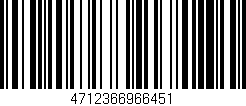 Código de barras (EAN, GTIN, SKU, ISBN): '4712366966451'
