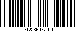 Código de barras (EAN, GTIN, SKU, ISBN): '4712366967083'