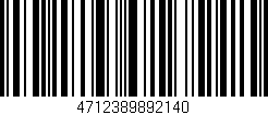 Código de barras (EAN, GTIN, SKU, ISBN): '4712389892140'