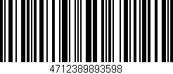 Código de barras (EAN, GTIN, SKU, ISBN): '4712389893598'