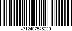 Código de barras (EAN, GTIN, SKU, ISBN): '4712487545238'