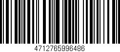 Código de barras (EAN, GTIN, SKU, ISBN): '4712765996486'