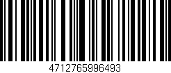 Código de barras (EAN, GTIN, SKU, ISBN): '4712765996493'