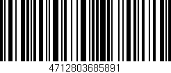 Código de barras (EAN, GTIN, SKU, ISBN): '4712803685891'