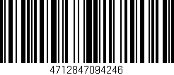 Código de barras (EAN, GTIN, SKU, ISBN): '4712847094246'