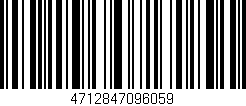 Código de barras (EAN, GTIN, SKU, ISBN): '4712847096059'