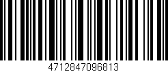Código de barras (EAN, GTIN, SKU, ISBN): '4712847096813'