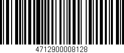 Código de barras (EAN, GTIN, SKU, ISBN): '4712900008128'