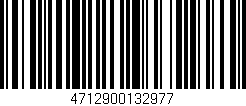 Código de barras (EAN, GTIN, SKU, ISBN): '4712900132977'