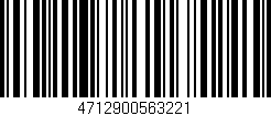 Código de barras (EAN, GTIN, SKU, ISBN): '4712900563221'