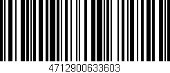 Código de barras (EAN, GTIN, SKU, ISBN): '4712900633603'