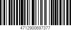 Código de barras (EAN, GTIN, SKU, ISBN): '4712900697377'
